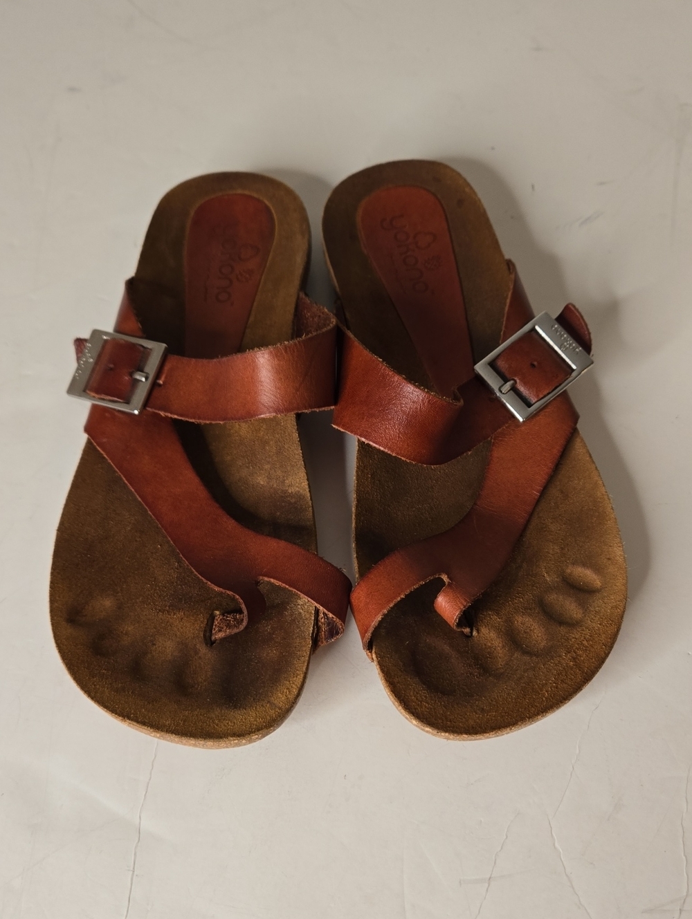 Yokono Leather Sandals Size 8